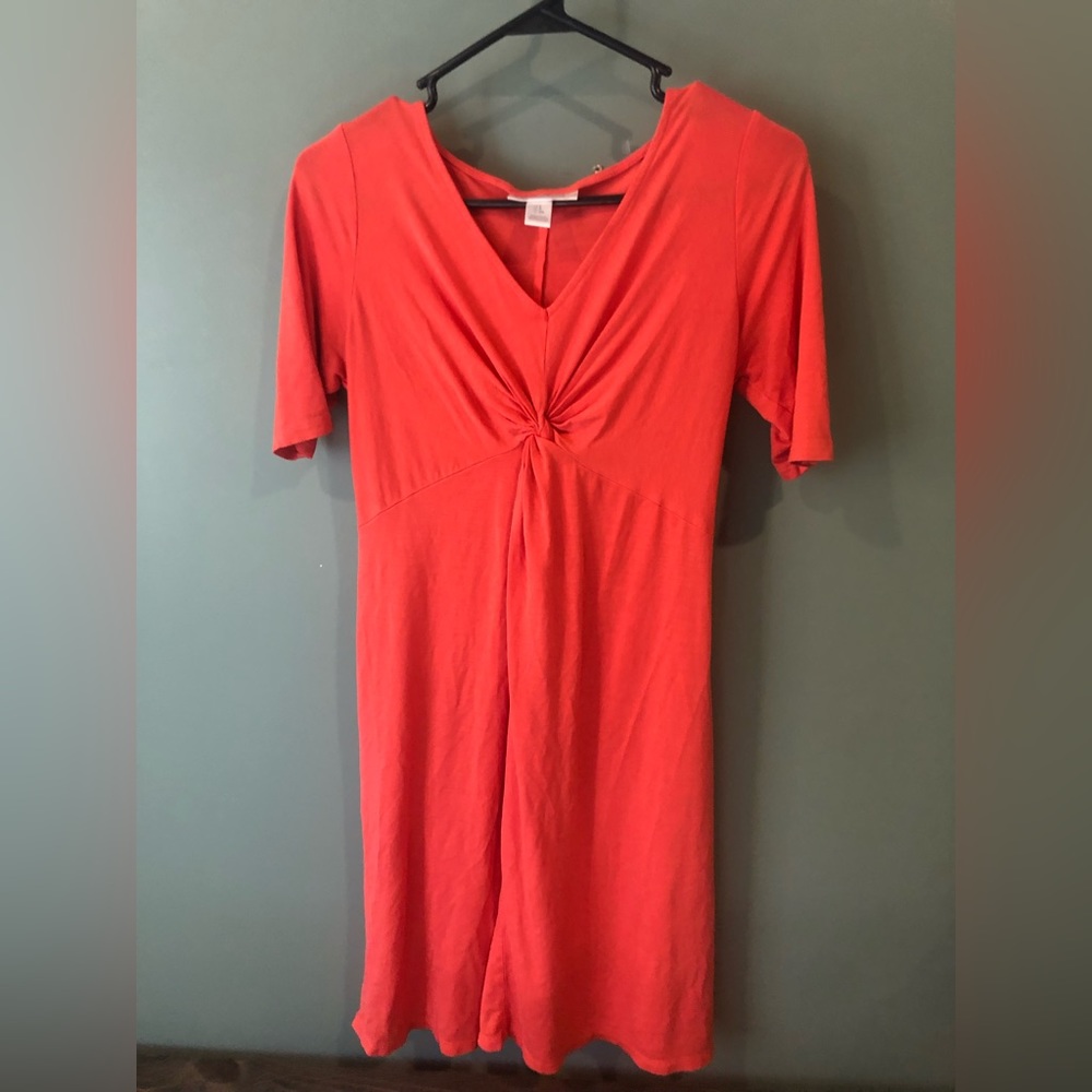 Motherhood Maternity Coral Dress size S